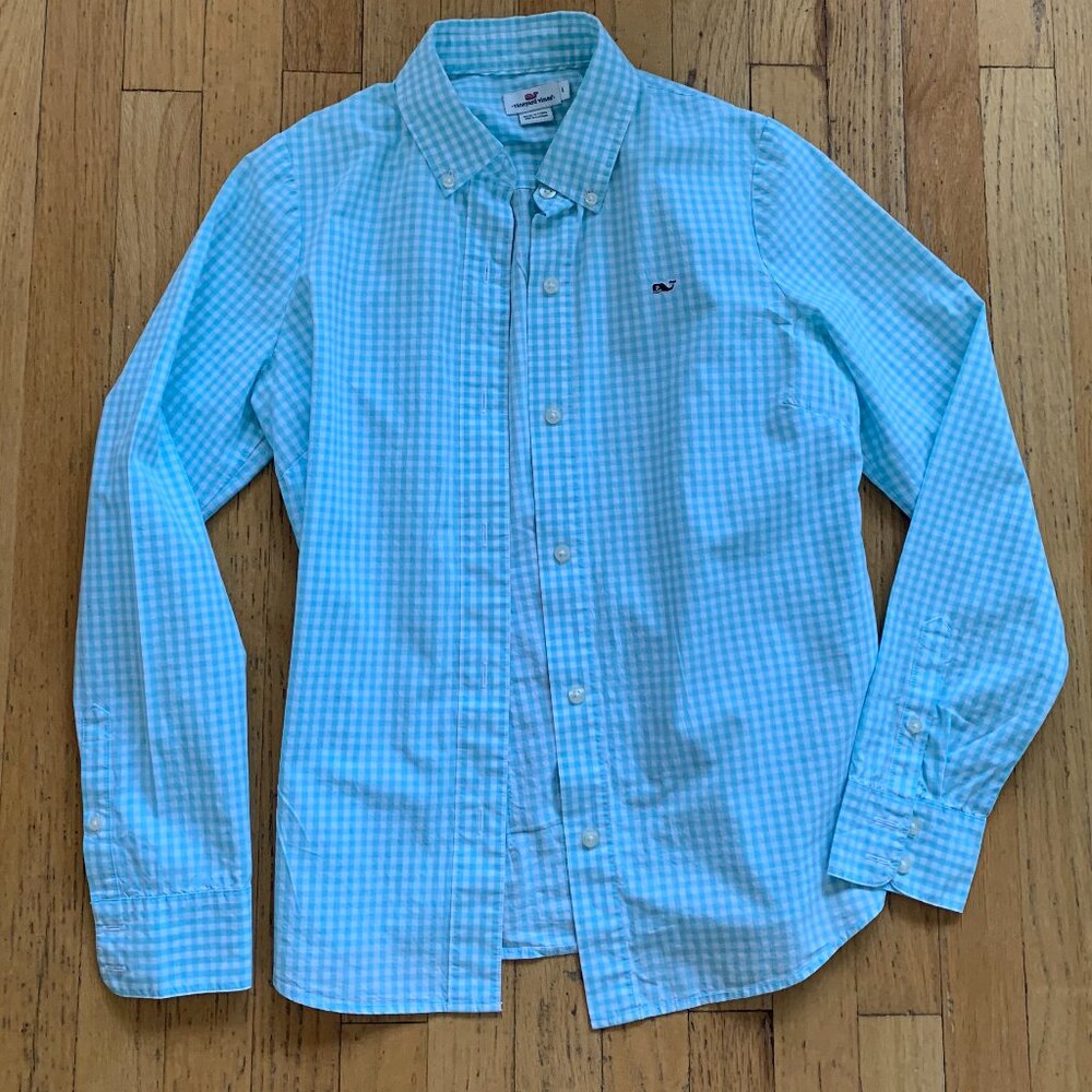 VINEYARD VINES 🐳 - women's Gingham button down shirt - Size 4